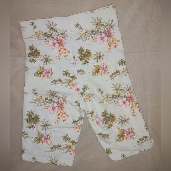 Tropical print biker shorts - Picture 4 of 5